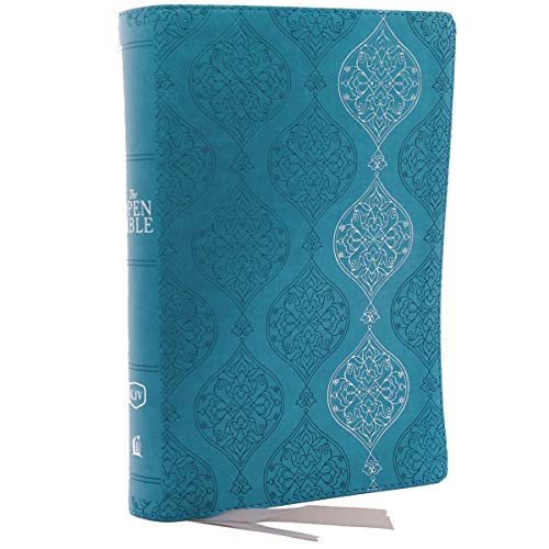 The Kjv, Open Bible, Leathersoft, Blue, Red Letter Edition, Comfort Print: Complete Reference System