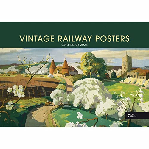 NRM Vintage Railway Posters A4 Calendar 2024