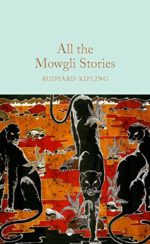 Book cover: "All the Mowgli Stories" with black panther illustration.