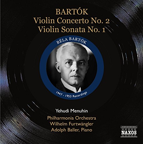 Menuhinphilharmonia - Bartok: Violin Concerto/ Sonata [CD]