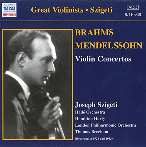 Joseph Szigeti - Brahms; Mendelssohn-Violin Concertos [CD]