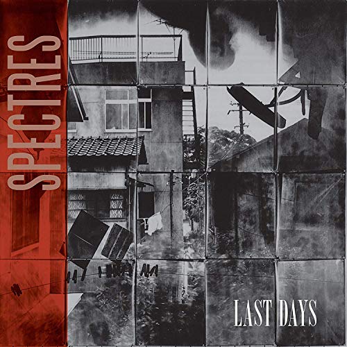 CD album cover for Spectres - Last Days, fragmented urban scene.