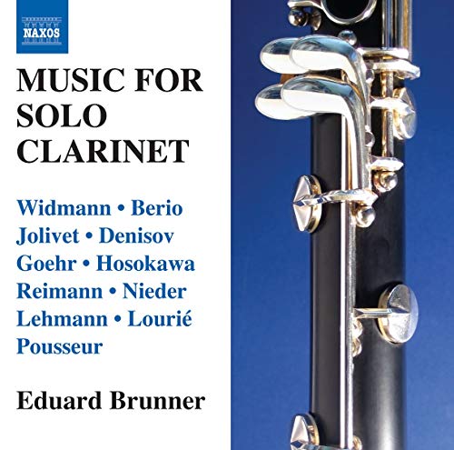 Eduard Brunner - Music for Solo Clarinet [CD]