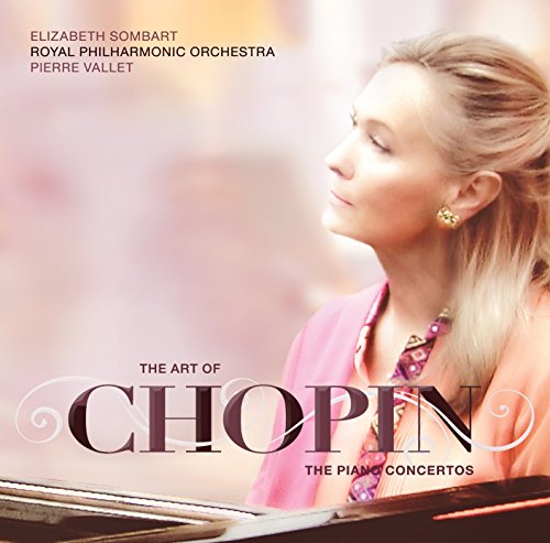 CD cover featuring pianist Elizabeth Sombart and the word "Chopin".