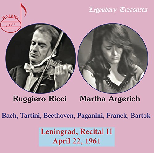 Ricci/argerich - Ruggiero Ricci and Martha Argerich: Leningrad Recital April 22, 1961 [CD]