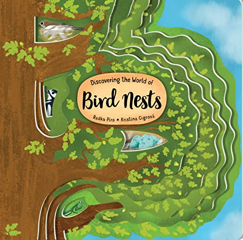 Discovering the World of Bird Nests (Happy Fox Books) One-of-a-Kind Board Book for Kids Ages 2 to 5 to Learn About Nests in an Oak Tree - Extra-Thick Board Pages, Fun Facts, and Vocabulary Words