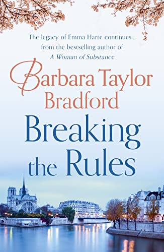 Book cover: “Breaking the Rules” by Barbara Taylor Bradford, city skyline.
