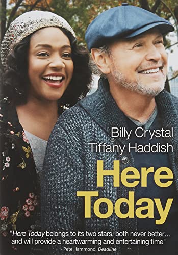 DVD cover for "Here Today" starring Billy Crystal and Tiffany Haddish.