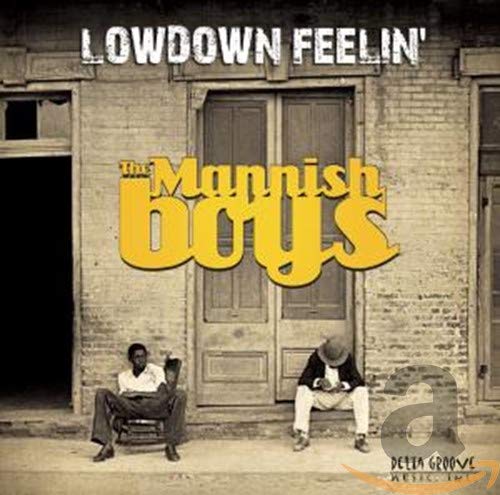 CD cover for The Mannish Boys’ “Lowdown Feelin’” with a building facade.