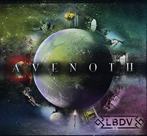 CD cover art: planet with figures, text "AVENOTH" and logo "LBDV".