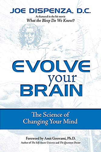 Book cover: "Evolve Your Brain" with a portrait and abstract design.