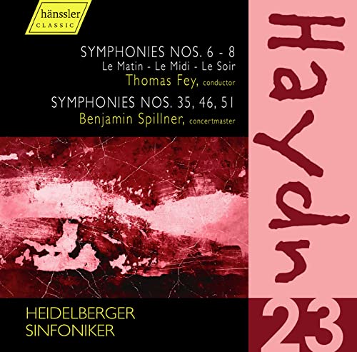 Heidelberger Sinfoniker/fey - Haydn - Complete Symphonies Volume 23 [CD]