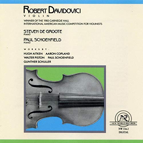 Works By Aitken Copland Pist - Works by Aitken, Copland, Piston, Schoenfield, [CD]