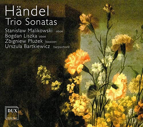 CD cover for Handel’s Trio Sonatas featuring floral still life painting.