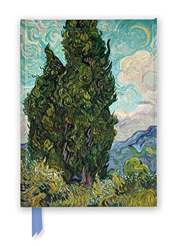 Vincent van Gogh: Cypresses (Foiled Journal): Wheat Field With Cypresses Foiled Journal (Flame Tree Notebooks)