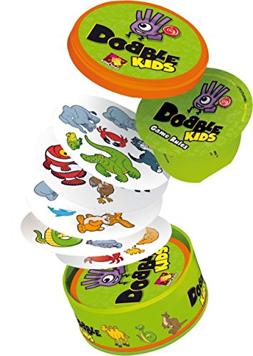 Asmodee | Dobble Kids | Card Game | Ages 6+ | 2-8 Players | 15 Minutes Playing Time