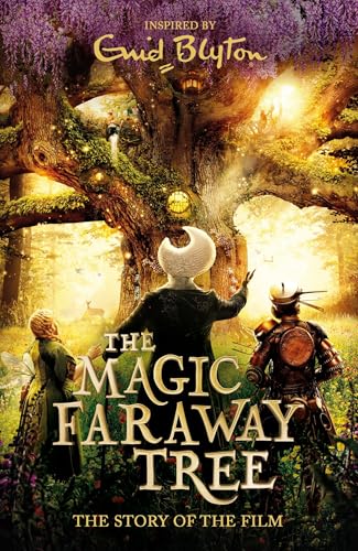 Book cover featuring a large, fantastical tree and three figures.
