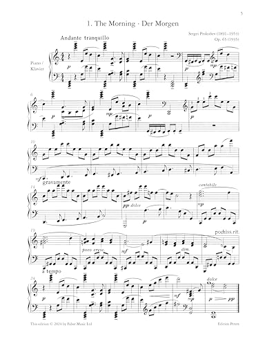 Music for Children: 12 Easy Pieces Op. 65 (Musik fur Kinder)