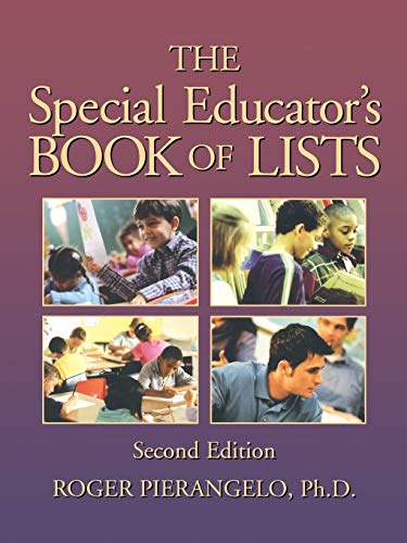 The Special Educators Book of Lists 2nd Edition
