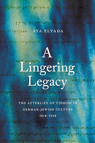 Book cover with blurred Hebrew text and white title: “A Lingering Legacy.”