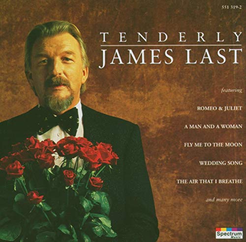 James Last album cover featuring a portrait and red roses.
