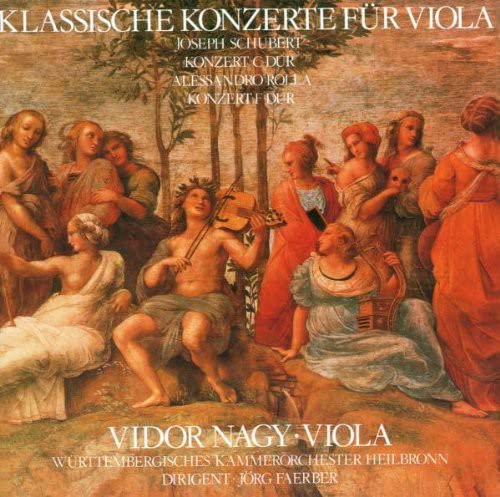 Nagy/wurttembergischesw Kammer - Schubert/Rolla: Viola Concertos [CD]