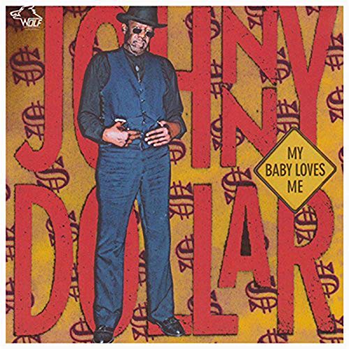 CD cover featuring Johnny Dollar in a suit, with yellow and red text.