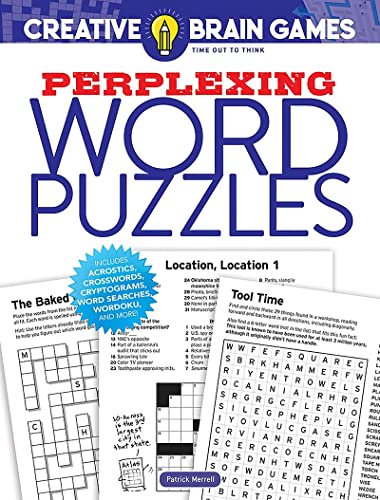 Creative Brain Games Perplexing Word Puzzles (Dover Puzzle Books)