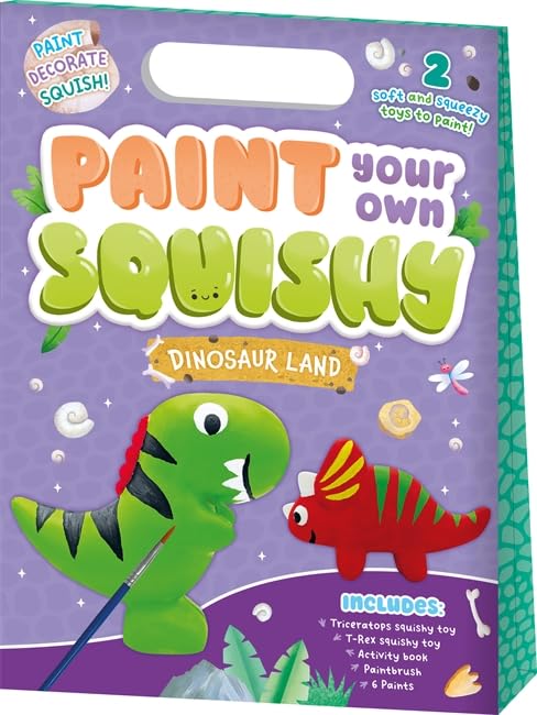 Paint Your Own Squishy: Dinosaur Land