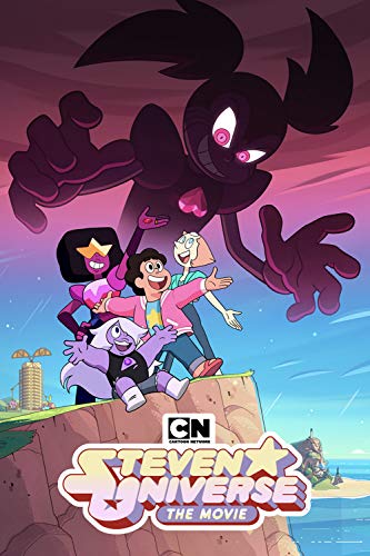 DVDBLCSS DVD cover featuring Steven Universe characters with a large dark silhouette.