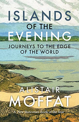 Book with dark or muted cover featuring islands, landscapes, or evening/nighttime scenery.
