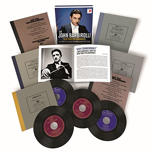 CD box set featuring conductor John Barbirolli and vinyl records.