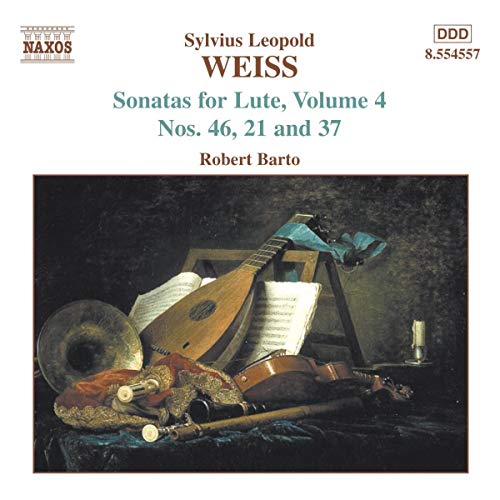 Robert Barto - Weiss: Sonatas for Lute Vol. 4 [CD]