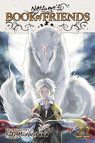Manga book cover featuring a boy and a large, white fox spirit.