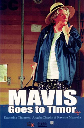 Book cover: woman in hat, titled "Mavis Goes to Timor".
