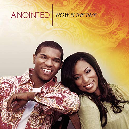CD cover featuring a smiling Black couple against an orange and red background.