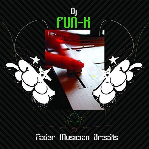 Vinyl record cover featuring a DJ mixer and abstract graphic elements.