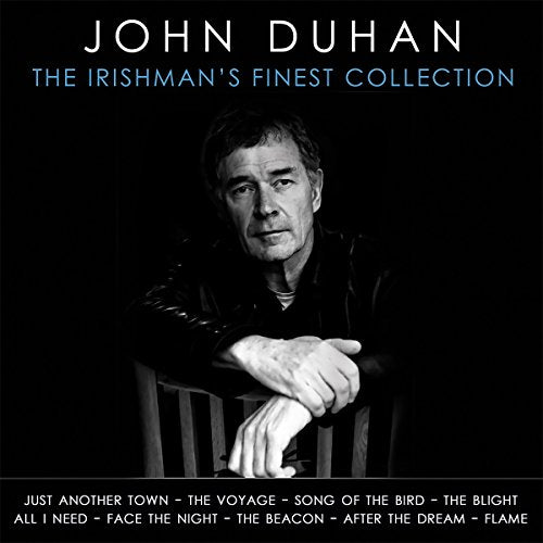 CD cover: black and white portrait of John Duhan, song titles below.