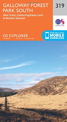 OS Explorer Map (319) Galloway Forest Park South (OS Explorer Paper Map)