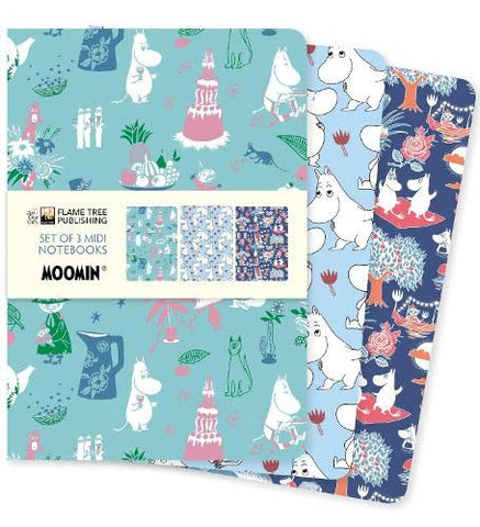 Moomin Classics Set of 3 Midi Notebooks (Midi Notebook Collections)