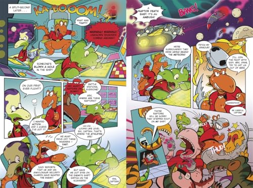 Astrosaurs: Mission to Infinity : Three space missions. One fearless dino crew. All in a graphic novel that’s out of this world!