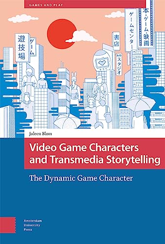 Book cover with illustrated cityscape and text: "Video Game Characters...