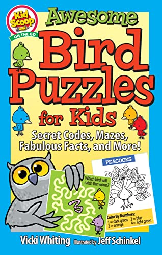 Awesome Bird Puzzles for Kids : Secret Codes, Mazes, Fabulous Facts, and More!
