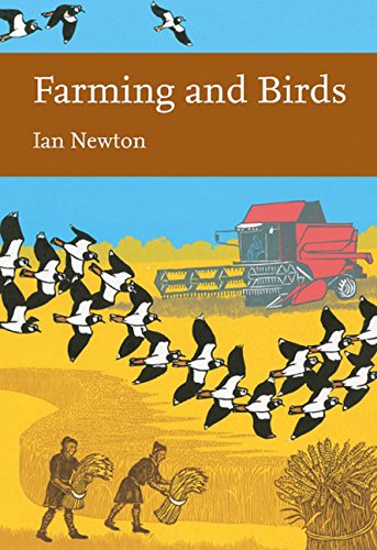 Book cover: "Farming and Birds" with illustration of birds and harvest.