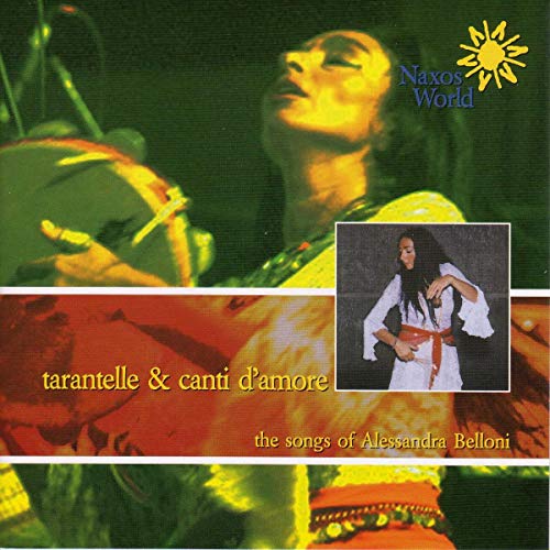 CD cover featuring a woman with a tambourine and portrait inset.