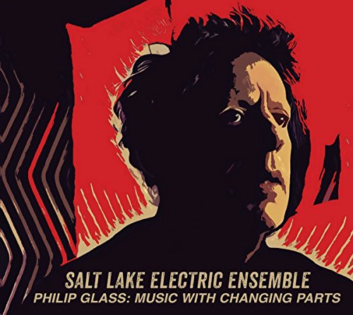 CD cover with stylized portrait of a man against a red background.