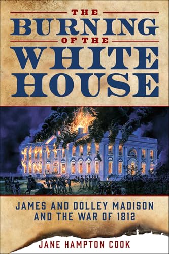 Book cover depicting the burning White House during the War of 1812.