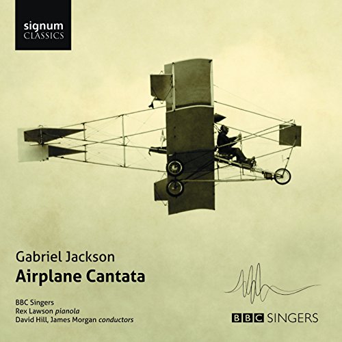 CD cover: vintage biplane illustration with title “Airplane Cantata”.