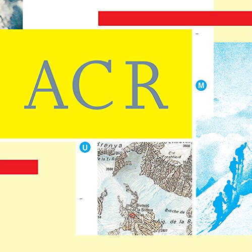 Album cover for A Certain Ratio’s “Force” with yellow, blue, and map imagery.
