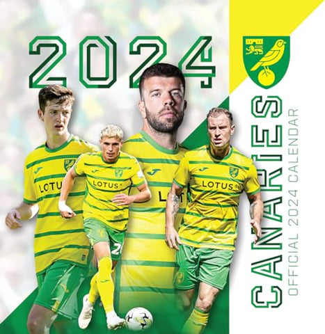 The Official Norwich City FC Desk Calendar 2024